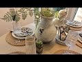 New Furniture!  Elevate Your Small Space French Garden Inspired Tablescape