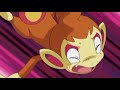 Ash's Chimchar saves Ash's Pikachu ! | Chimchar gets hurt | Pokémon Diamond and Pearl .