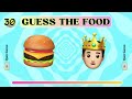 GUESS THE FOOD 🍕🍔 By Two EMOJIES | Quiz Game 2024