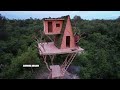 How To Build 15m Tree House And Swimming Pools Part I