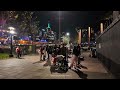 Melbourne After Dark Walking Tour in June Australia 4K Video