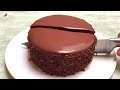 Chocolate Mousse Cake | No-Bake Chocolate Mousse Cake Recipe – without Gelatine & Eggless