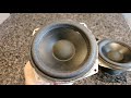 Replacing speaker woofer foam surround on Paradigm speaker