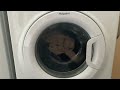 Hotpoint wmfug942 rinseing on fast wash 60 50 degrees 1400 spin