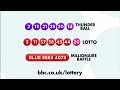 BBC1 Lottery - More bad diction - 29th Apr 2018