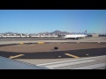 Busy day at Phoenix Sky Harbor International Airport. Airbus A320 takeoff.