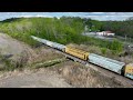 Union Pacific manifest passes CP Myrick on the River Sub