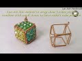 3 Making Cube pendant - How to wrapping big stone without holes or small stone