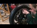 Change And Balance A Motorcycle Tire With Minimal Tools | Zip Ties
