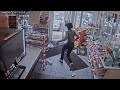 Surveillance video shows Detroit officer ambushed at gas station