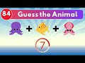 Guess The ANIMAL By Emoji,  84 Emoji Animal Quiz, EDU Quiz