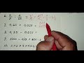 Matematika Dasar yang sering muncul saat Tes