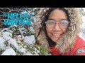 EP. 138-ภารกิจ​กวาดหิมะพาชมบรรยากาศ​วันSnowdrop#canada_life #snow#winter#family #home