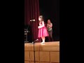 Hannah 2014 Talent Show