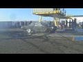 Burnout ends in blown engine