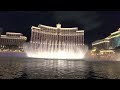 Bellagio Fountains  Jan 2022