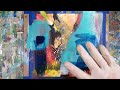 Build a Dynamic Abstract Painting: Vivid Intuitive Layering & Easy Mark Making Demo #abstractart