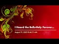 I Heard the Bells-Holy Forever Medley August 19, 2023 8:46:11 AM