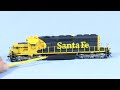 Can an Old Athearn Blue Box Model Be Realistic? - Model Showcase HO ATSF SD40-2 5111