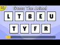 Guess The Animal by It's Scrambled Name | Scrambled Word Game