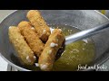 Cheesy Mozzarella Sticks | Homemade Cheese Sticks Recipe | No egg