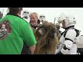 Adam Savage as Chewbacca at Comic-Con 2013