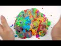 Satisfying ASMR | How To Make Rainbow Chicken Bathtub With Glitter Slime | Making By Sunny C