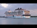 MSC Euribia departs Southampton (23/04/2024)