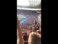 England fans singing 