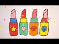 Lipsticks Drawing Tutorial for Kids | Easy Step-by-Step Guide