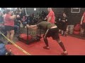 First Strongman Competition | 180lb Carry and Sled Push | Eric of Highview Barbell
