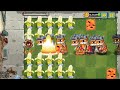 PVZ 2 Challenge - 1 Plants Max Level Vs 40 Cart-Head Zombies Level 13 - Who Will Win?
