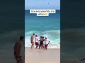 Woman Gets Stuck in Oncoming Waves While at Sea and is Rescued by Lifeguards - 1443943