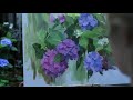 How to Paint Hydrangeas. Katya Held's Alla Prima Oil Painting Demonstration