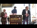 Rupert Friend speaking at Mandy Patinkin's Walk of Fame Ceremony