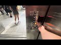 (Very busy) Kone Ecodisc elevators @ Yonge-Sheppard Centre, North York, Toronto, Ontario