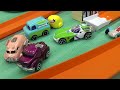 Track Time! Toy Story! Woody, Buzz, Forky & Friends Try The Hot Wheels Track Layout By Race Grooves