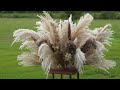 DIY TallPampas Grass Wedding Centerpiece | Tall Centerpieces | DIY Tutorials