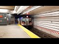 MTA NYC subway: R160 M train departs 96th street (VOLUME WARNING)