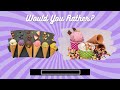 Would You Rather ... ? Pick One Kick One | Food Edition | Quiz 4 Me