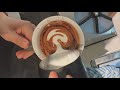 Relaxing Cafe vlog, Barista Joy, Latte art, Coffee shop noise, ASMR