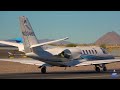 (4K) Gulfstreams GALORE! Private Jet Plane Spotting Scottsdale (KSDL)