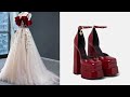 Luxury Prom Dress matching heels 🥰🔥♥️