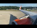 [4K] Amazing Engine BUZZ | Geneva (GVA) Takeoff | EasyJet | A320-214 (sharklets) | U21515 | OE-IJX