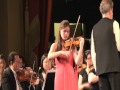 Alina Ming Kobialka plays Barber Violin Concerto 1st mov't