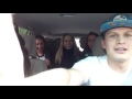 Uber driver raps for car full of babes. WATCH THIS.