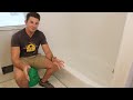 Super simple how to paint a bathtub