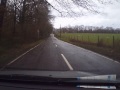 UK Storm 2013, B2128 between Ellens Green and Cranleigh