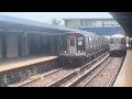 R46 (A) Train @ Broad Channel w/ R179 Rockaway Park Shuttle Train