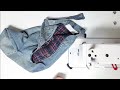 diy/청바지 리폼/리폼/가방만들기/denim tote bag tutorial/tote bag sewing tutorial/diy jeans bag hand sewing/청바지가방